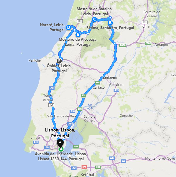 Tour Fatima Batalha Nazare and Obidos - Tours Portugal by Walkborder