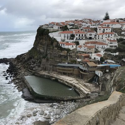 Vista costa de Portugal