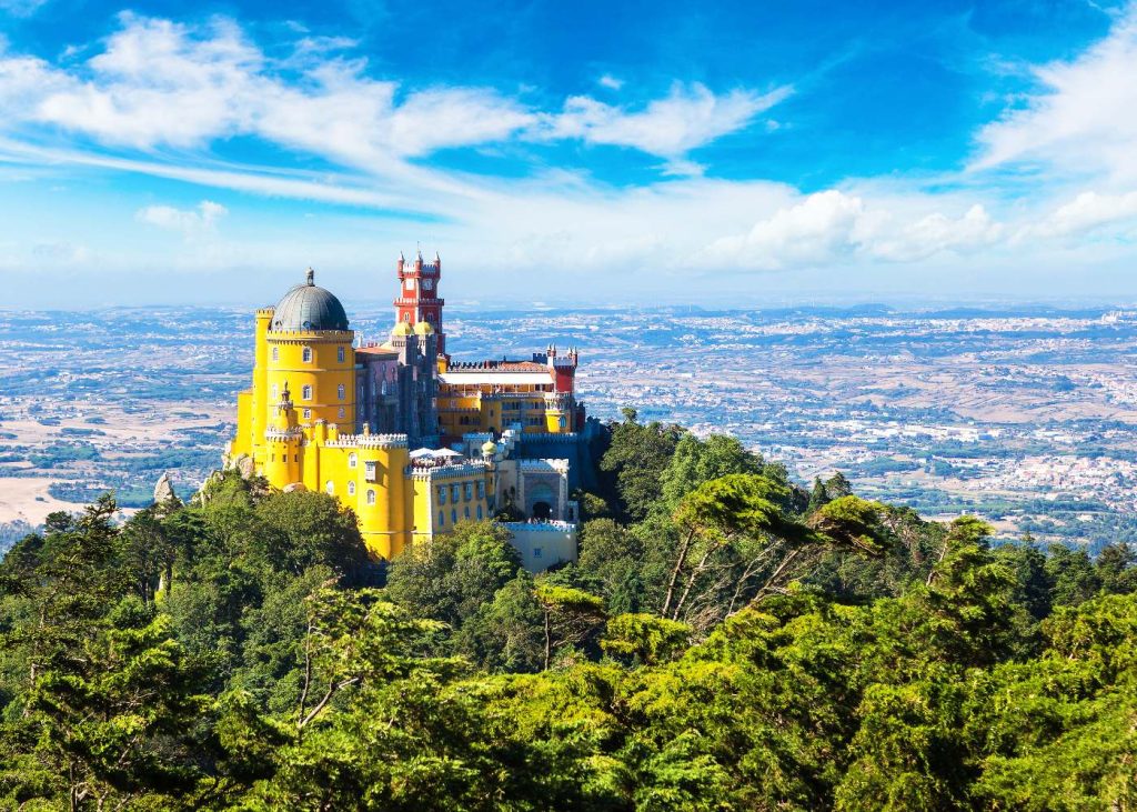 Palacio da Pena, Sintra e Lisboa, Panorâmico