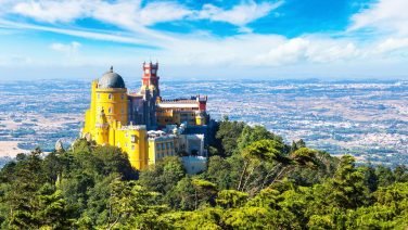 Palacio da Pena, Sintra e Lisboa, Panorâmico