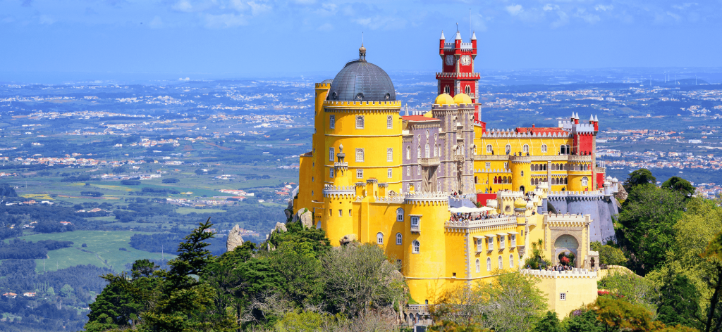 Palácio da pena Palace of Pena in Sintra. Lisbon