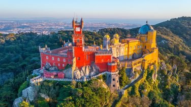 Palace of Pena in Sintra. Lisbon