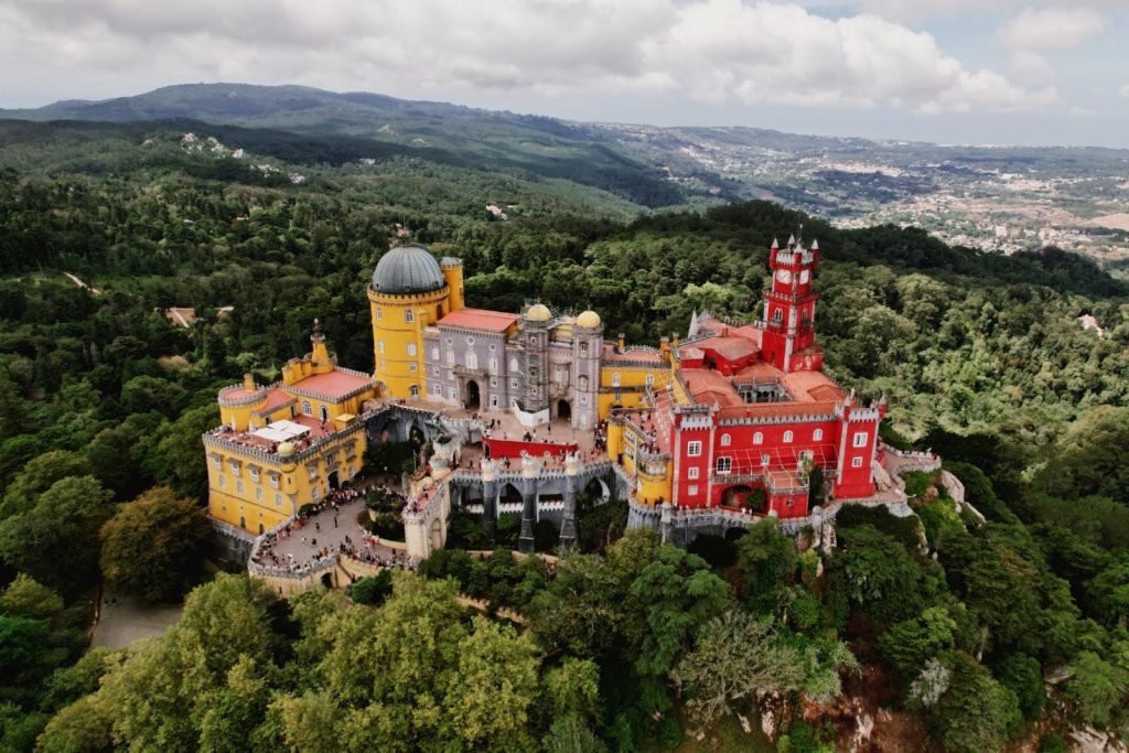 Palácio da pena Palace of Pena in Sintra. Lisbon