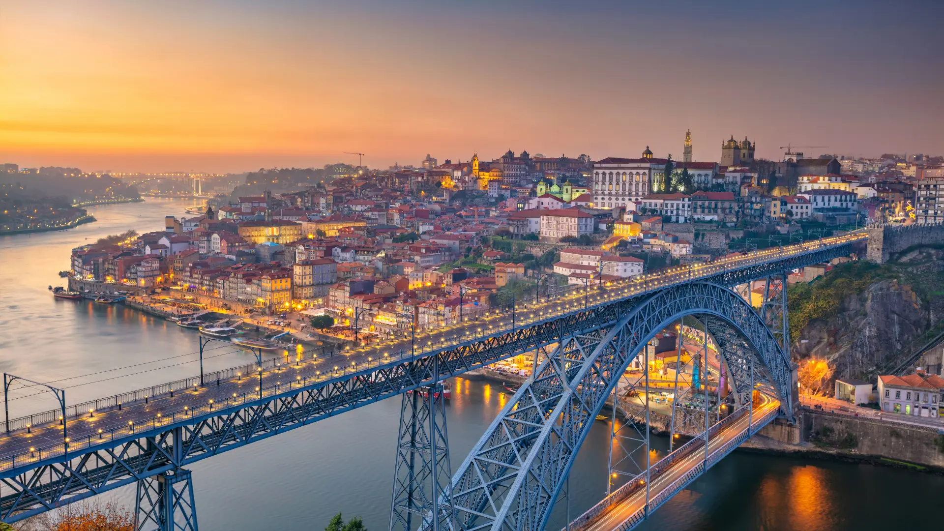 Dom Luis I Bridge Ponte Dom Luis I Porto Portugal