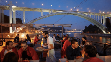 Ruta 2 días en Oporto saliendo y regresando a Lisboa Ponte-Luis-I-Porto-Gaia Porto a noite