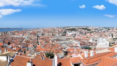 Imagem panoramica de lisboa Portugal