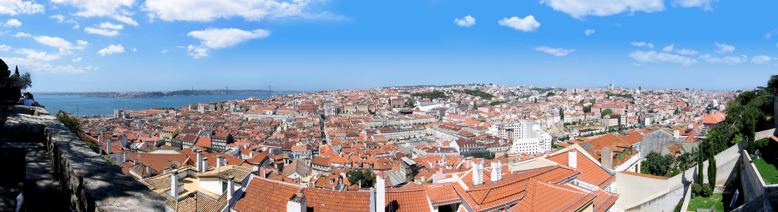 Imagem panoramica de lisboa Portugal