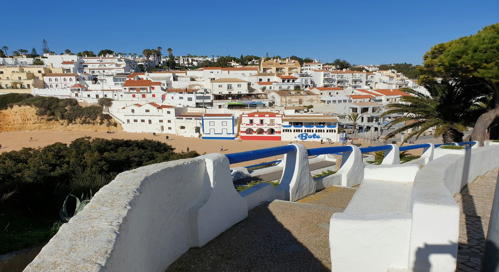 Crystal-clear waters and secluded coves along the Algarve coast