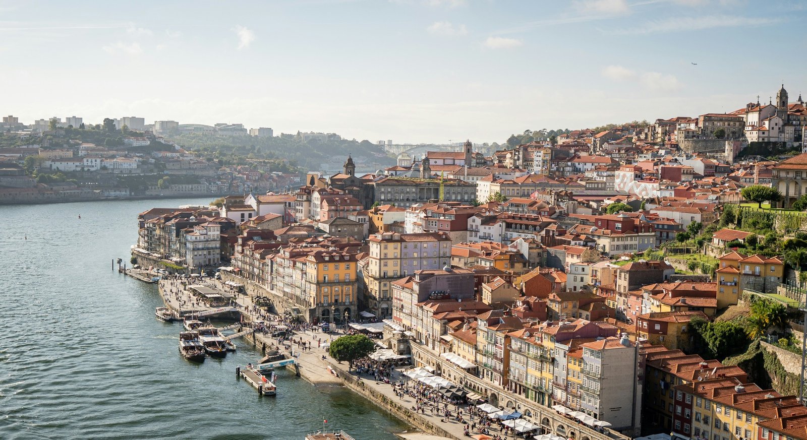 Puente Dom Luís I y paisaje de Porto