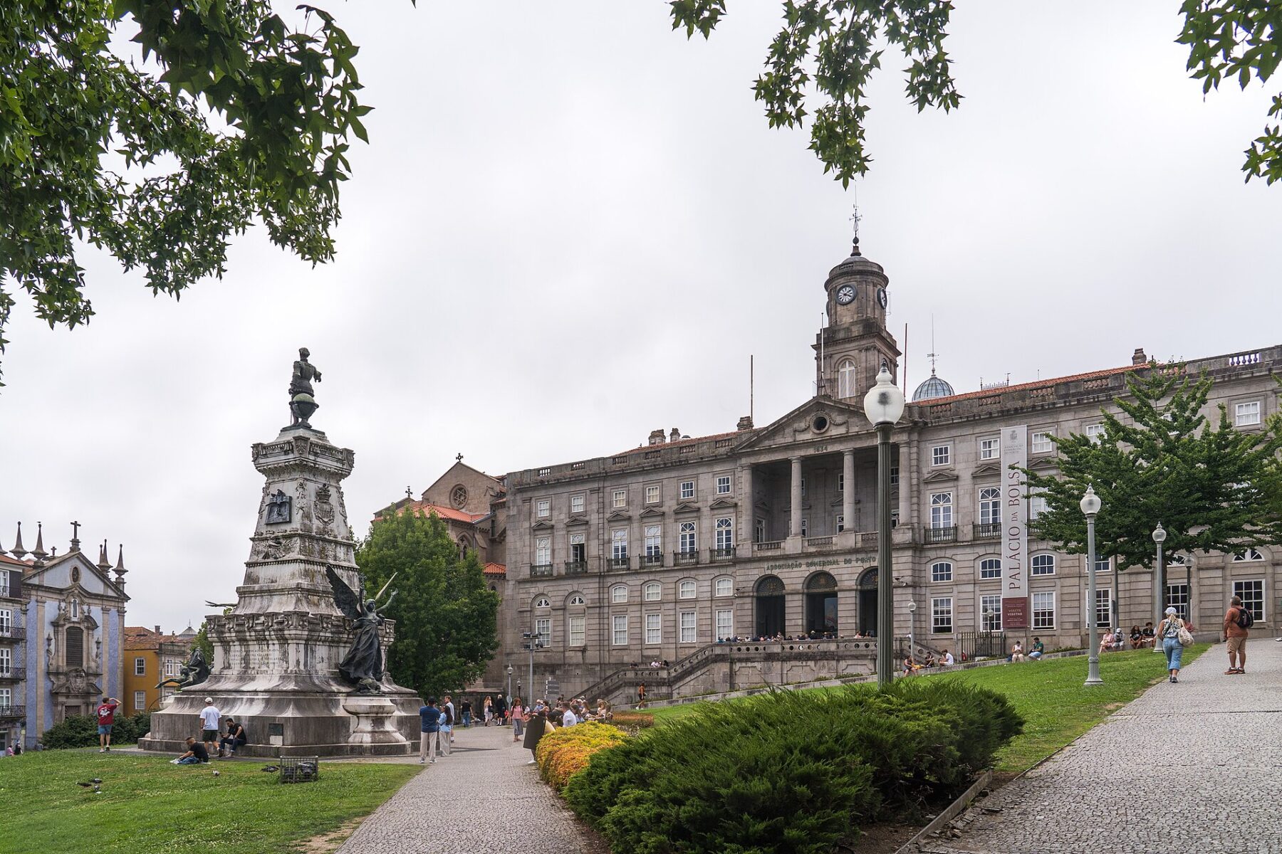 Palácio da Bolsa and Infante square in Porto