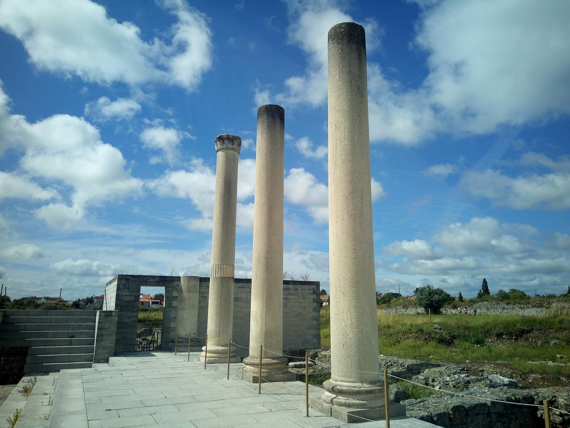 Excavated Roman remains at Conímbriga